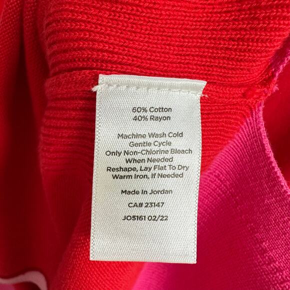 Set of Two Talbots Cardigan Sweaters Sz 2X Blue Pink Women's Plus - Picture 8 of 9